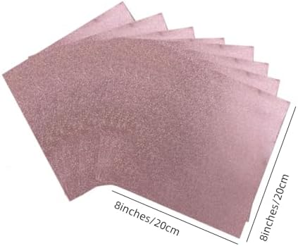 200 Sheets Tin Foil Candy Wrappers,8"Aluminum Foil Chocolate Wrapping Paper,Candy Bar Wrappers for Homemade Candies Gifts Decoration DIY Packaging Chocolate Making Supplies (Pink8")