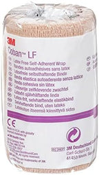 3M™ Coban™ NL Non-Latex Self-Adherent Wrap with Hand Tear, 2084, 4 in x 5 yd, 18 Rolls/Case