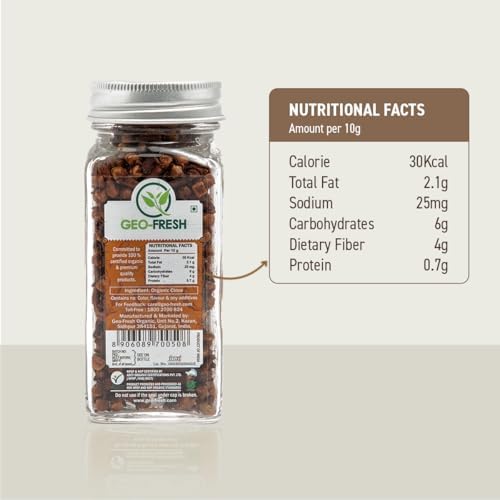 Geo-Fresh Cloves Whole Organic - 1.41 oz (40g) - Organic Cloves Whole - USDA Certified, Non-GMO, Kosher, Gluten Free - Clove Spice for Cooking & Baking - Product of India