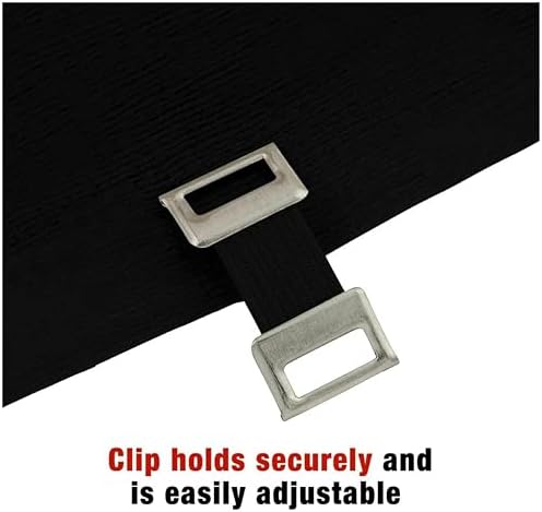 ACE Brand 3 Inch Elastic Bandage with with Clips, Black, Great for Elbow, Ankle, Knee and More, 1 Count