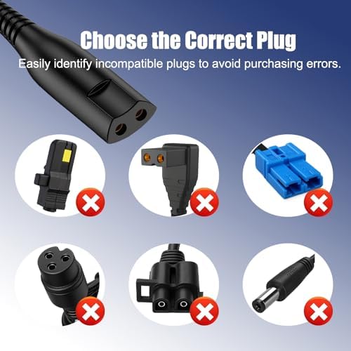 12V Charger Compatible with Braun Series 7 3 9 5 8 6 1 Shavers, Power Cord Replacement for S1 S3 S5 S6 S7 S8 S9 Electric Razor, 12V 400mA US Plug Wall Adapter + Cleaning Brush