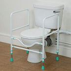 Homecraft Prima Multi-Frame, Frame, Sturdy and Lightweight Bathroom Assistant, Toilet Frame Helps Individuals Confidently Sit Down and Stand Up from The Toilet All on Their Own Without Assistance
