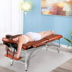 Massage Tables Portable 24" Wide Adjustable Folding Massage Bed, Lightweight Aluminum Esthetician Bed, Tattoo Chair for Client,Tattoo Table for Spa and Beauty Professionals