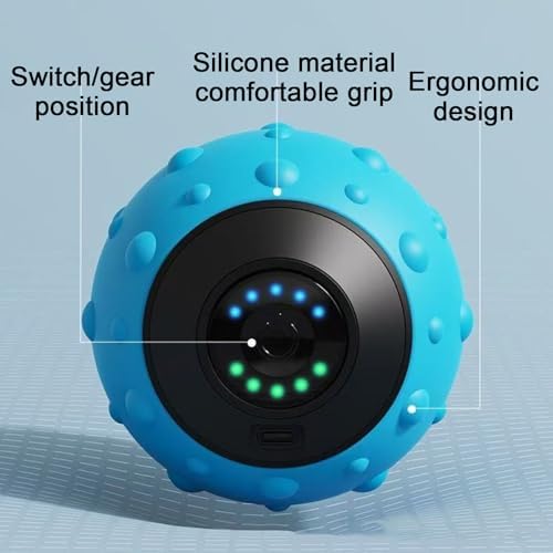 Hand Wrist Massage Ball, Stroke Hemiplegia Finger Massager Physical Therapy Equipment, Electric Massager Ball for Hand Stroke Recovery, Functional Impairment and Hemiplegia