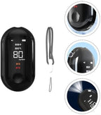 Portable Digital Breath Alcohol Tester with LCD Screen, Intelligent Buzzer Alerts, Non-Contact Detection, Type-C Rechargeable ABS Body