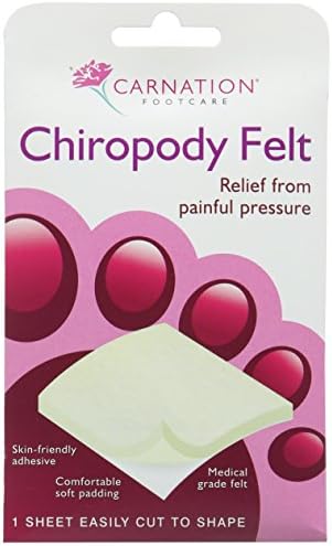 Carnation Chiropody Felt x 1 Sheet Easily Cut to Shape