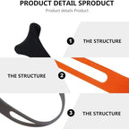 Beavorty 3pcs Flexible Strap Extenders Ear Savers Hook Buckles for Relieving Ear Pressure, Practical Lanyard Set for Daily Use and Workers