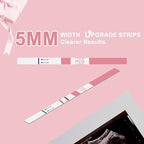 Pregnancy Test Strips with Urine Cups, hCG Detection Home Pregnancy Tests, Sensitive & Over 99% Accurate, 20 Count Individually Wrapped, Rapid hCG Test Strips, 5mm Wider 25mIU/mL