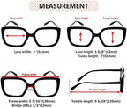 Eyekepper 4 Pack Reading Glasses Women Oversize Frame Ladies Readers +2.25