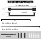 6FT Staircase Handrail for Indoor Stairs, Modern Hand Railings Grab Bar Kit with Black Finished, Non-Slip Wall Mount Decking Railings for Elderly and Children (72inch / 6ft, Black)