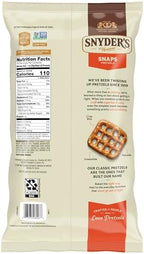 Snyder's of Hanover Snaps Pretzels, 16 Oz Bag