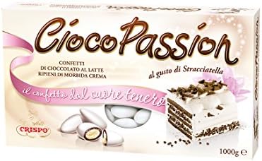 Crispo Confetti: "Ciocopassion" Chocolate Chips Taste Chocolate Dragees 1000g 35oz [ Italian Import ]