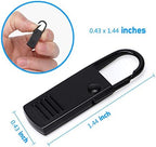Metal Zipper Pull Replacement for Luggage: YZSFIRM 8Pcs Black Zipper Tab
