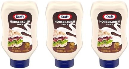 Kraft, Horseradish Sauce, 12oz Squeeze Bottle (Pack of 3)