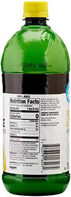 Happy Belly 100% Lemon Juice | 32 fl oz | Bottle | Pack of 4