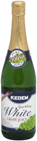 Kedem Juice Sparkling White Grape,25.4000-ounces (Pack of4)