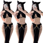Sexy Cleopatra Costume for Women - Egyptian Belly Dancer Outfit with Accessories Halloween, Mardi Gras, Valentine's Day Lingerie & Cosplay Princess Leia, Queen, Roleplay Party Dress