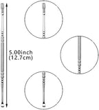 12 Pack Ear Spiral Cleaning Tools for Ear Stainless Steel 360 Degree Spiral Massage Double-Head Ear Cleaner for Women and Men (Gold and Silver)