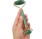 Jade Roller Facial Massager 100% Natural Jade Facial Rolling Stone and Gua Sha Scraping Tool Set Slimming Skin Therapy Slimming Tool