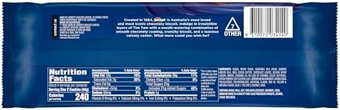 Arnott's Tim Tam Chocolatey Cookies 7 oz (200 Grams), Extra Chocolatey Flavour, Pack of 4, Official Arnott’s Authorized Seller