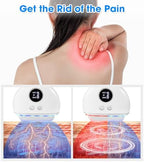 Electric Fascia Blaster & Muscle Scraper Tool with Heating and Vibration - for Deep Tissue,Myofascial Release,Gua Sha,and Trigger Point Massage for Pain Relief & Recovery