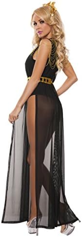 Starline Women's Black Goddess Sexy Costume Dress Set, Black, X-Large