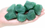 Green Aventurine Crystals, Bulk Crystals, Crystals and Healing Stones, Rocks for Tumbling, Amathesis Crystal, Raw Crystals Bulk, Calcite Crystal for Decoration, Wicca, Reiki, Chakra(1LB)