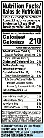 LA MODERNA, Vermicelli Pasta, 7 oz (Pack of 1) | Enriched Durum Wheat Semolina | Kosher, Non-GMO, Iron and Vitamin-Fortified | Thin Vermicelli Noodles for Soups, Broths, and Quick Meals