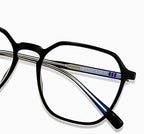 Oversized Fashion Reading Glasses Blue Light Blocking for Men Women, TR Spring Hinge Reader Anti Eyestrain (Color : Black, Size : 0.75+)