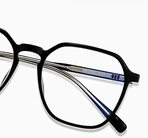 Oversized Fashion Reading Glasses Blue Light Blocking for Men Women, TR Spring Hinge Reader Anti Eyestrain (Color : Black, Size : 2.5+)