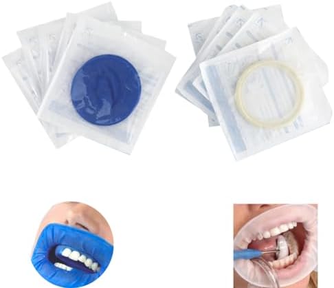 Dental Rubber Dam Mouth Opener O-Shape Lip and Cheek Mouth Opener Intraoral Cheek Retractors (3, White)