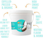 BetterBody Foods Refined Organic Coconut Oil with Neutral Flavor and Aroma, Non-GMO, Cooking Oil, 1 Gallon