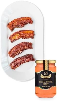 La Rustichella - Black Truffle Honey 4.94 oz (140 gr) - 100% Made in Italy | Gluten-Free, Cholesterol-Free