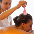 2pcs Scalp Massage Gua Sha Scraper Relaxation Portable Handheld Scalp Care Tool Relief