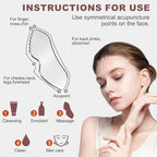 Gua Sha Facial Tools, Upgrade Stainless Steel Gua-sha, Guasha Tool for Face and Body Treatment, Muscle Tension and Puffiness Relief for Guasha Tool, Skin Care Gifts for Women