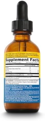 Nature's Life Vitamin K2 (MK7) Drops, 2 oz