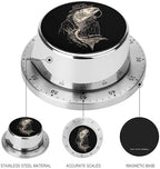 Catfish Wearing A Hat and Jacket Kitchen Timer 60 Minute Mechanical Countdown Wind Up Timers for Home Outdoor