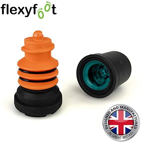 Flexyfoot Shock Absorbing Crutch Ferrule - Black - 22mm