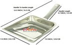 Stainless Steel Dust Pan Set,Dustpan Supdi,Dust Pan,Cleaning Product 2 Pcs,Silver