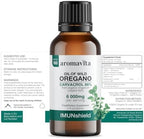 ImunShield Premium Oil of Oregano Drops, Organic Wild Oregano Liquid – High-Potency Carvacrol Profile, Immune & Digestive Support, Vegan, Non-GMO, Gluten-Free – 1 fl oz (30 mL)