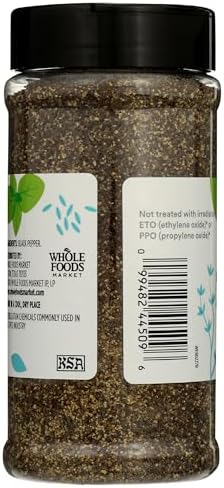 365 by Whole Foods Market, Medium Grind Black Pepper, 6.49 Ounce