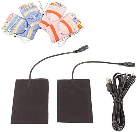 VBESTLIFE 5V Carbon Fiber Heating Pad, Portable Electric USB Heating Pad Hand Abdomen Fever Heat Mat
