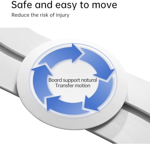 Mobility Transfer Board with Sliding Disk, FSA Eligible, Patient Transfer System for Wheelchair Users, No-Lift Design