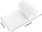 12 Pack Plaster Gauze Bandage for Hobby Craft, Each Roll 4 Inch x 15 Feet Plaster Cloth Rolls Bulk, Gauze Bandage Cloth for Masks, Scenery, Belly Cast (4 inch x 180 inch/5 yd)