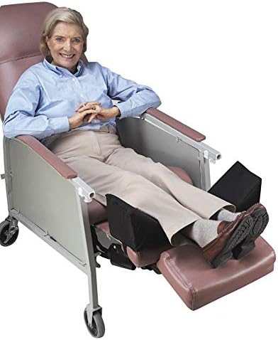 Skil-Care Geri-Chair Leg Positioner, 19" L x 5.25" H x 6.5" D, Low-Shear I Cover, Leg Support and Alignment for Geri-Chairs, 703420
