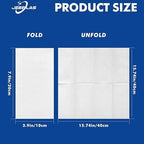 JEBBLAS 100Pack Disposable Guest Towels, Disposable Paper Napkins, Bathroom Napkins Guest Disposable, 15.7''x15.7''Paper Hand Towel for Kitchen, Parties, Wedding, Thanksgiving