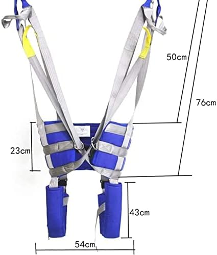 Patient Lift Transfer Gait Belt Walking Sling Transfer Belt for Elderly,Special Walking Strap Patient Lift Slings Standing Walking Aids Strap Belt Rehabilitation Training Equipment