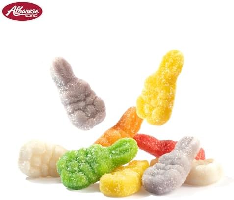 Albanese World's Best Sweet Sanded Gummi Albunnies, Great Easter Basket Stuffers, 4.5lbs of Easter Candy, Celebrate with Bulk Candy