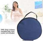 Insulated Cooler Bag, Cooling Neck Wraps, Portable Insulated Bag for Neck Cooling Tube with Zipper Closure & Handle for Summer Heat Outdoor Indoor, Lasting 2 to 4 Hours Keep Cold