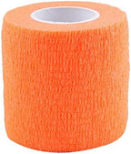 Self Adhesive Bandage,Fydun 5 Rolls/Set Self Adhesive Bandage Tape Finger Joints Wrap Sports Care(Orange)